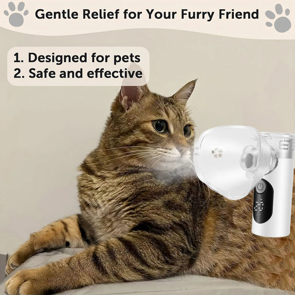 Premium Pet Portable Nebulizer - Handheld Atomizer for Animals