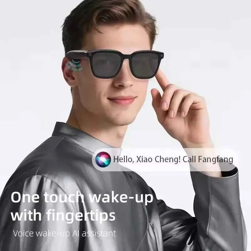 Lenovo AI Smart Glasses AI Translation 8MP HD Camera 4K Shooting Image Bluetooth Call Recording Music Smart Sunglasses 2026 New
