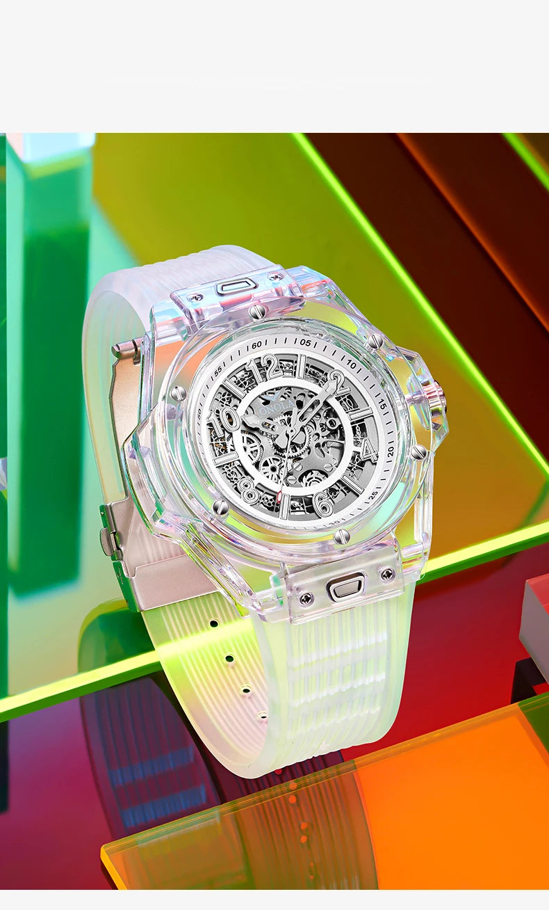 Premium Men's Automatic Luxury Watch - Waterproof & Fashionable