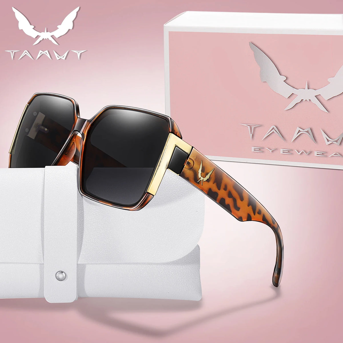 Luxury Square Sunglasses - UV Protection Trendy Street Shades