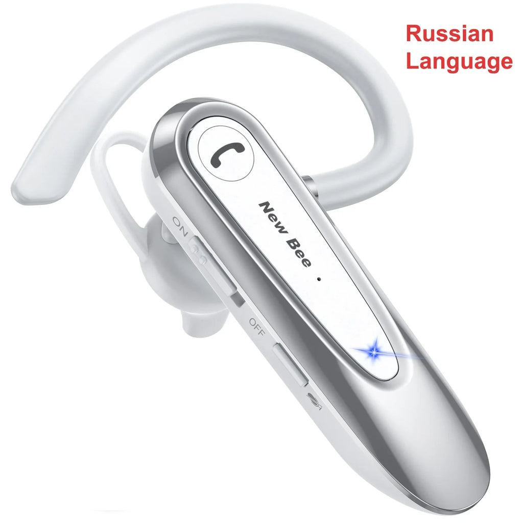 Premium Bluetooth 5.0 Headset with Dual Mic CVC8.0 Noise Reduction