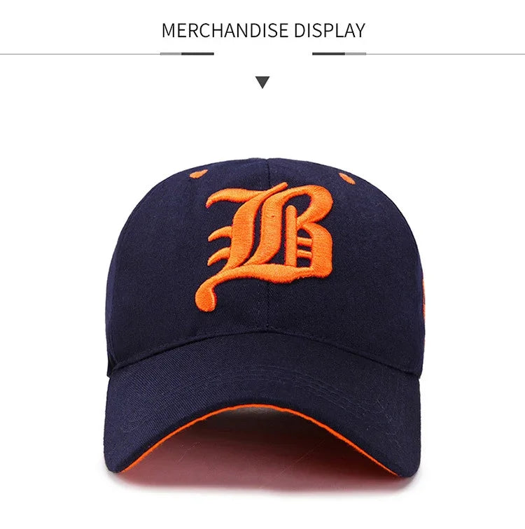 Premium Cotton Baseball Cap - Embroidered Snapback