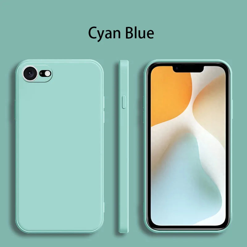 Luxury Silicone iPhone Case - Shockproof & Original Fit