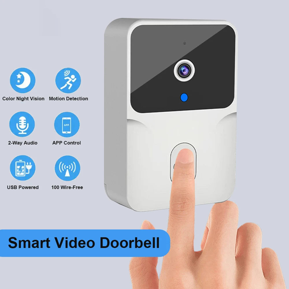 Wireless Video Doorbell Camera - HD Security & Two-Way Talk