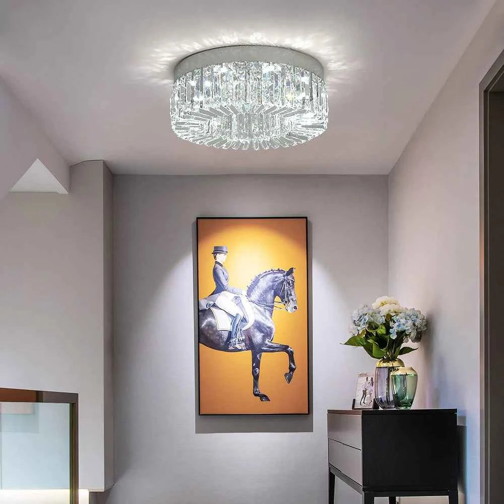 Elegant Modern Crystal Chandelier - LED Ceiling Light