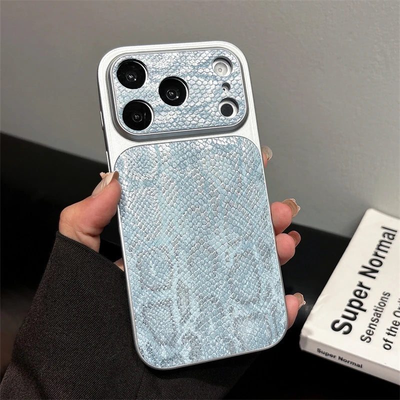 Premium Leather Texture iPhone Case - Shockproof Bumper