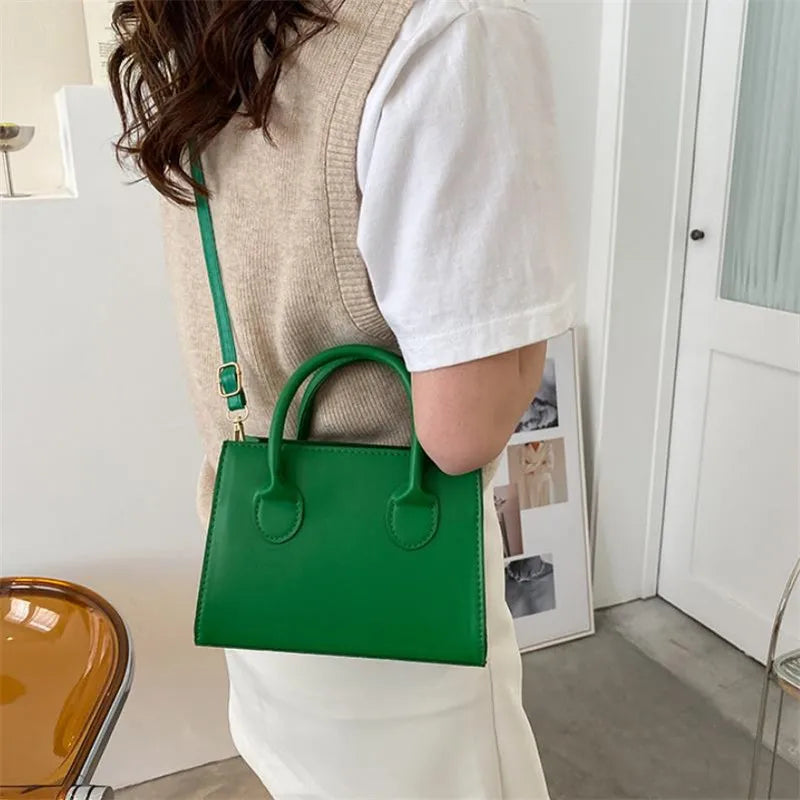 Elegant Mini Crossbody Bag - Chic Top Handle Design