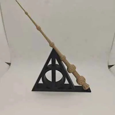 Premium Wand Display Stand - Deathly Hallows Storage Holder