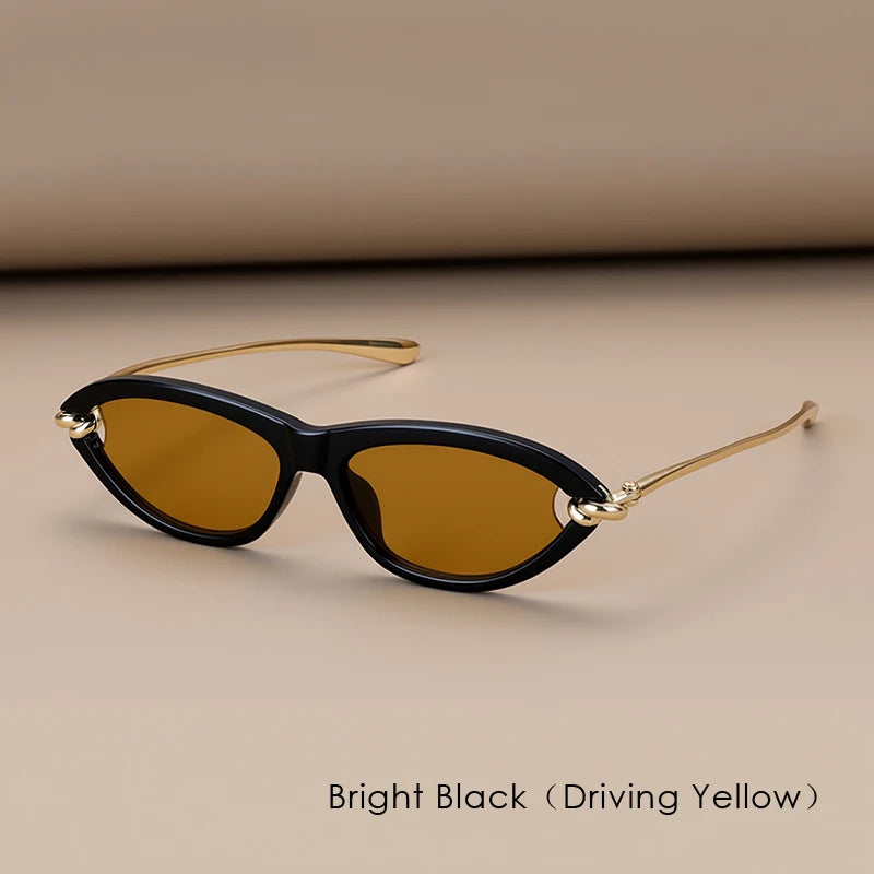 Luxury Cat Eye Tortoiseshell Sunglasses - UV400 Protection