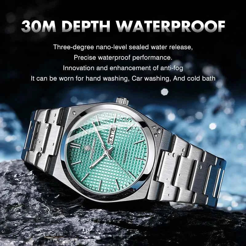 Luxury Men's Quartz Watch - Waterproof Chronograph Timepiece