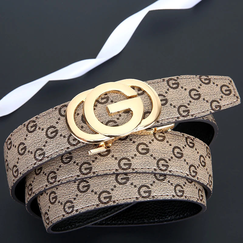 Premium Genuine Leather Men's Belt - Versatile Casual Design