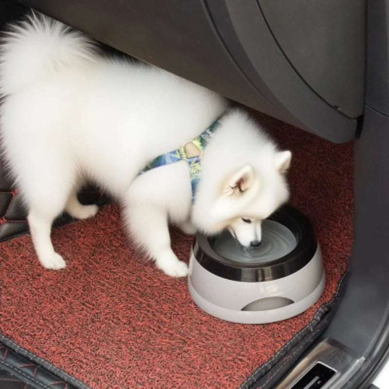 Premium Portable Pet Water Bowl - No Spill Floating Design