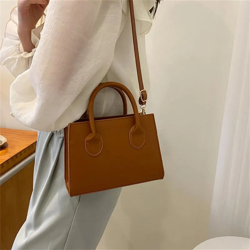 Elegant Mini Crossbody Bag - Chic Top Handle Purse