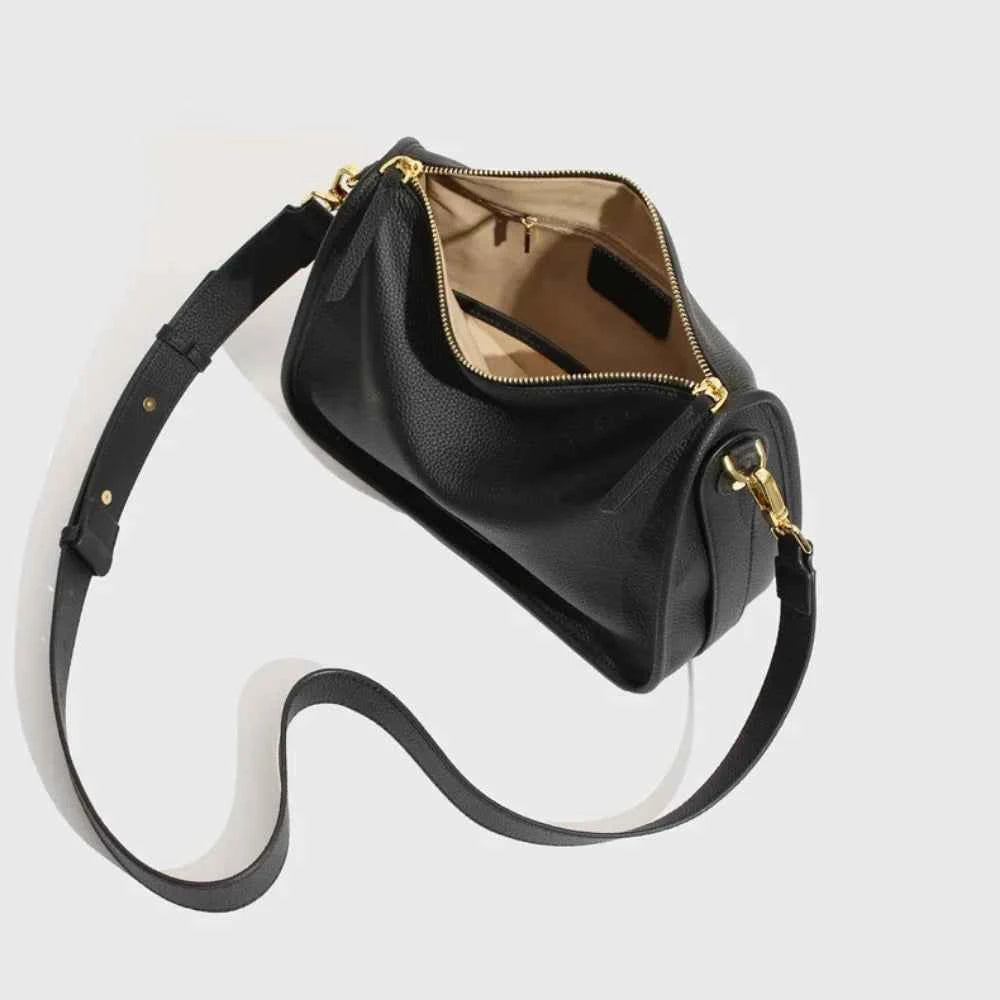 Original Cowhide Leather Shoulder Bag