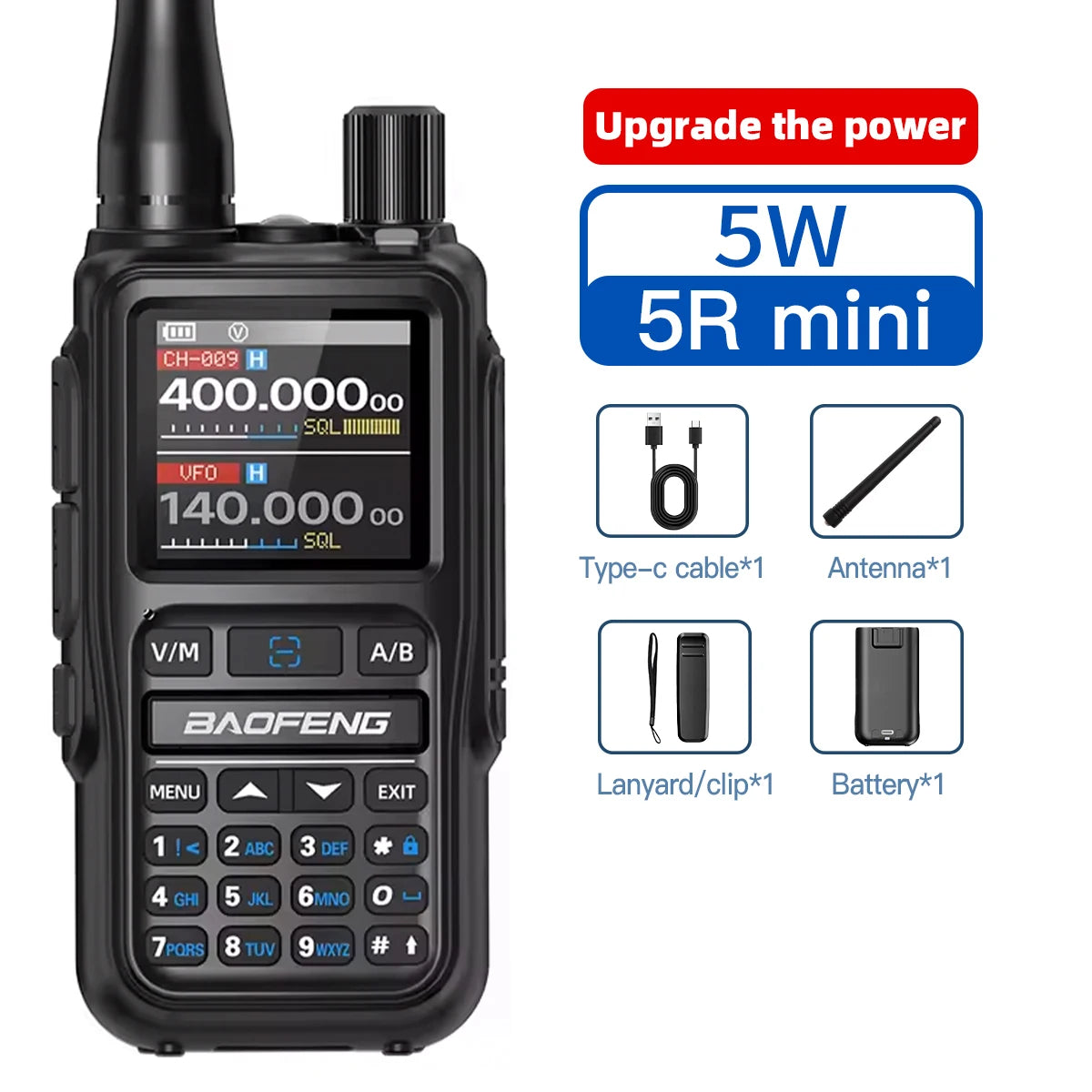 Professional Mini Walkie Talkie - Multi Band Amateur Radio