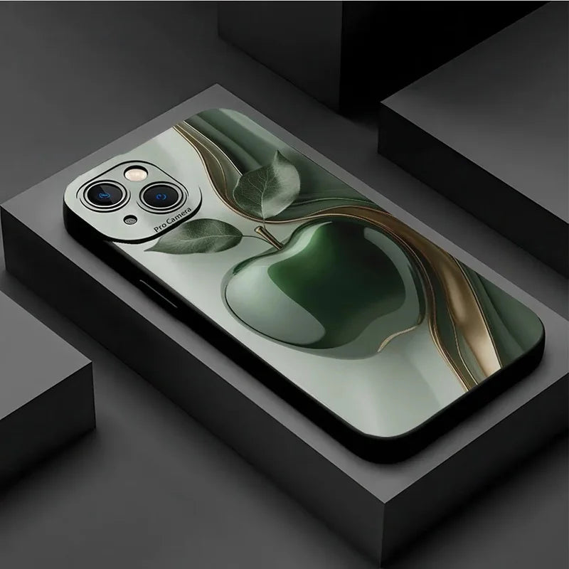Premium Fruit Print iPhone Case - Soft Silicone Protection