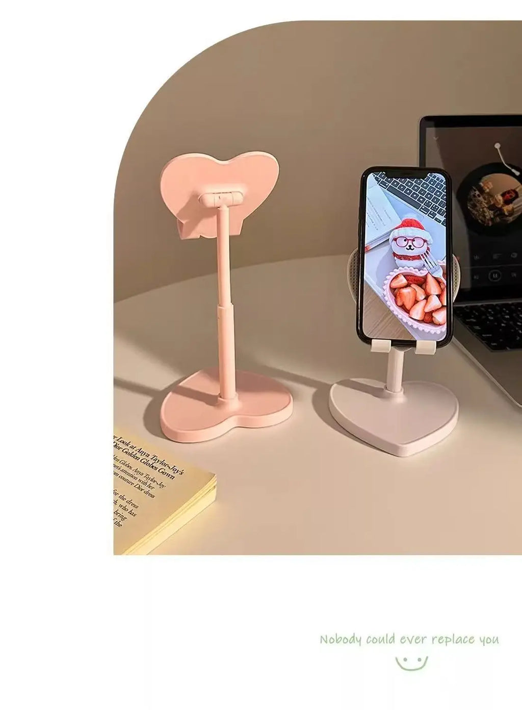 Premium Adjustable Phone Stand - Extendable Tablet Holder