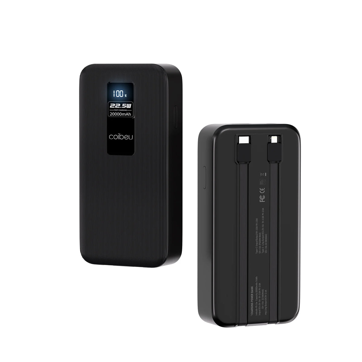 Premium 20000mAh Portable Charger - Fast USB Power Bank