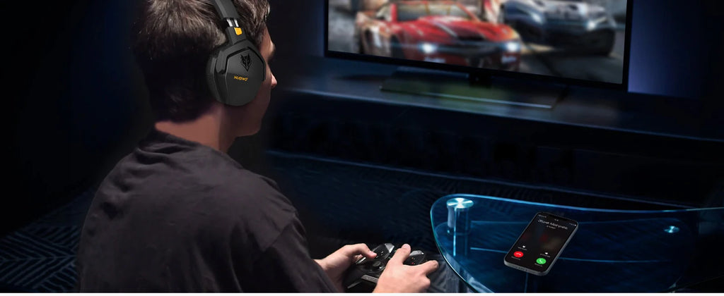 Premium Dual Wireless Gaming Headset - 2.4GHz & Bluetooth 5.3