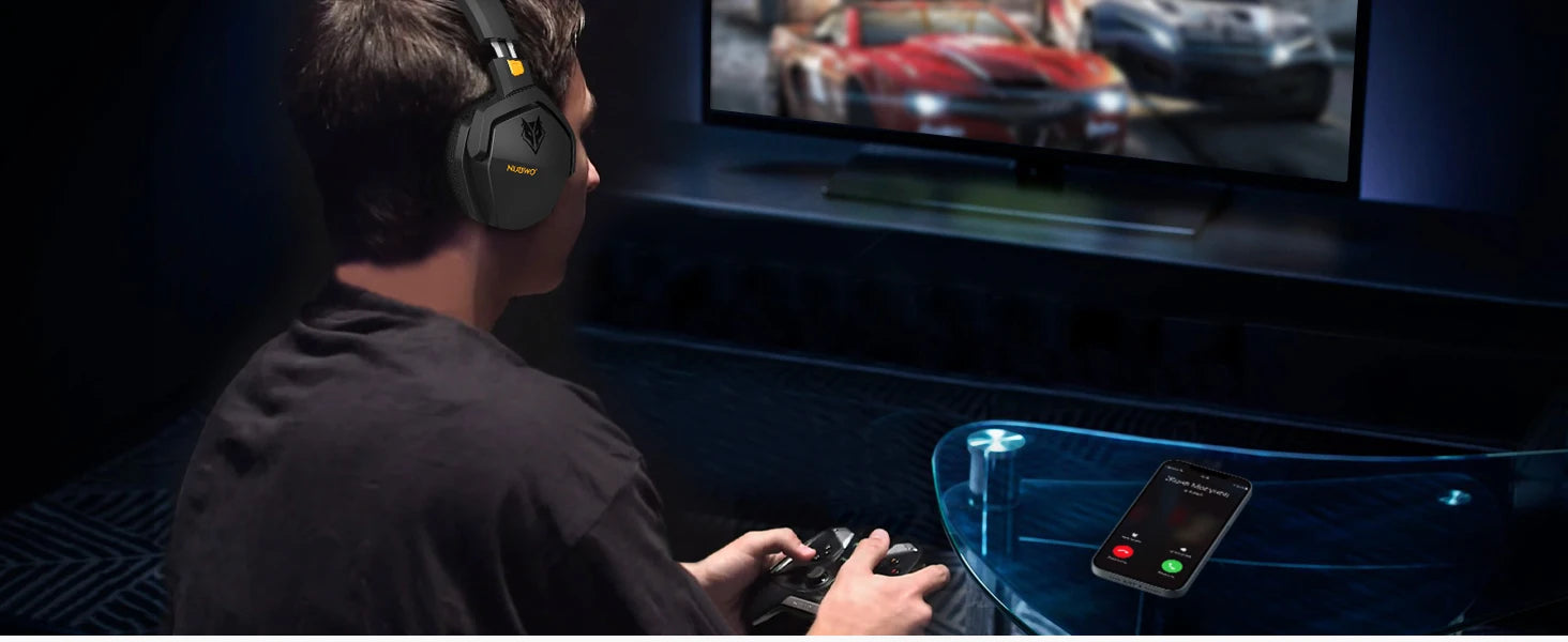 Premium Dual Wireless Gaming Headset - 2.4GHz & Bluetooth 5.3