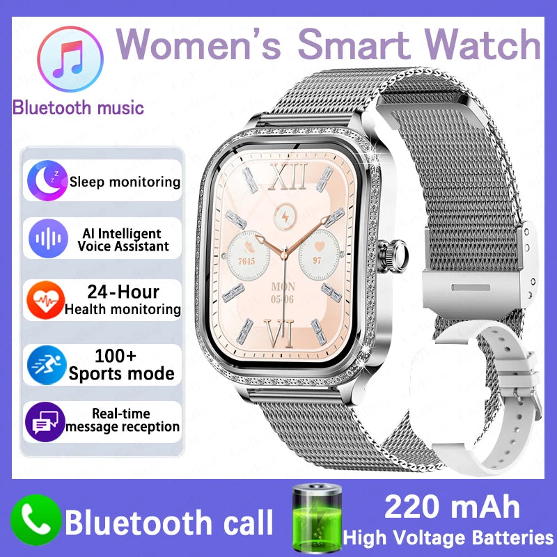 Luxury Smart Watch for Women - 1.75" HD Display & Bluetooth