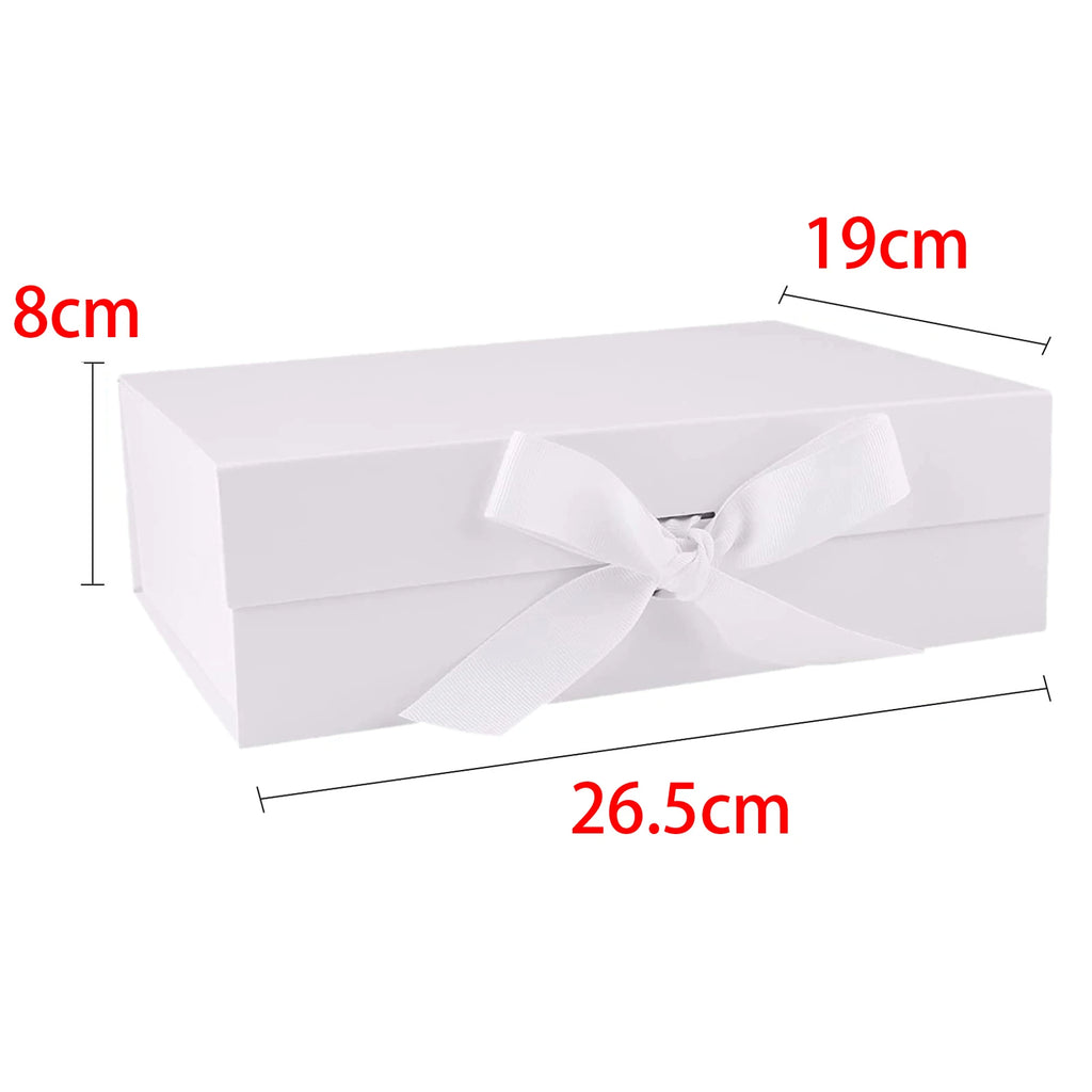 Elegant Large Gift Box with Ribbon Closure - Reusable
