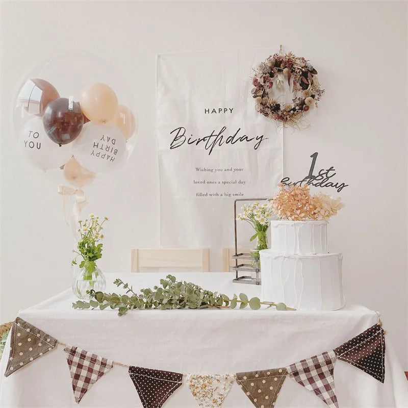 Premium Birthday Backdrop Tapestry - Festive Home Decor