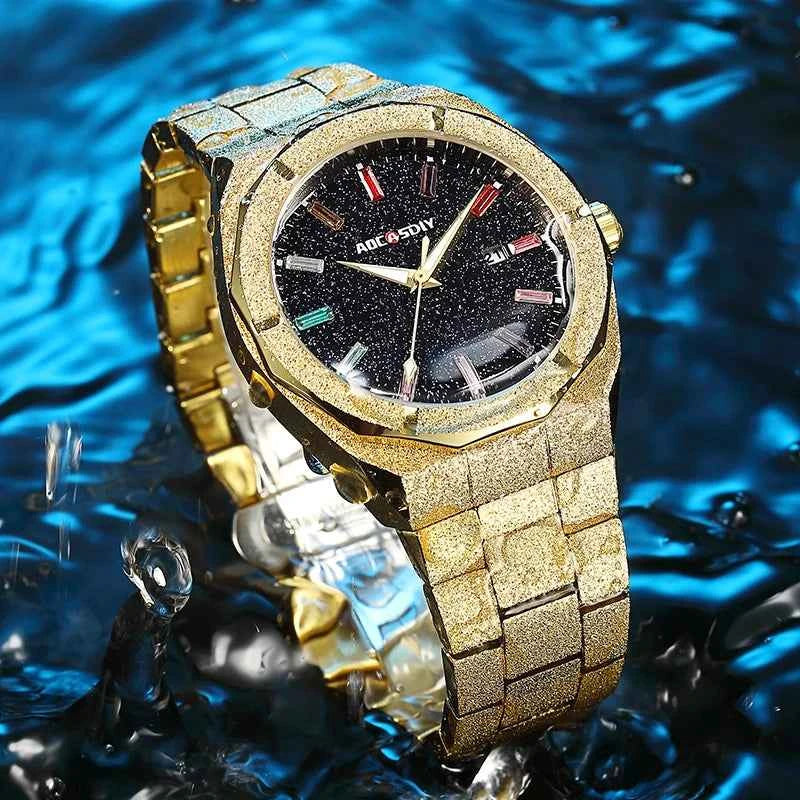Elegant Men's Quartz Business Watch - Auto Date & Luminous