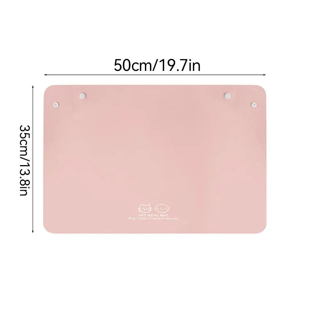 Premium Waterproof Pet Feeding Mat - Anti-Spill & Non-Slip