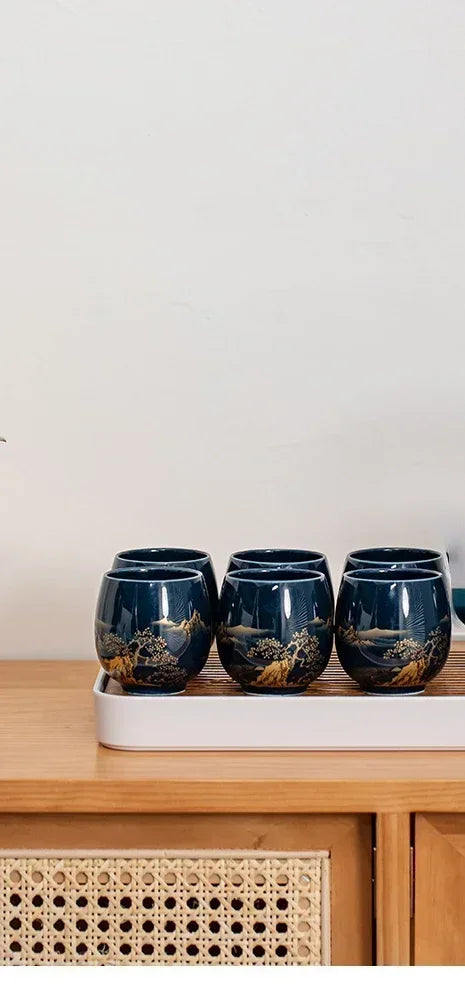 Elegant Japanese Master Tea Cup - Handcrafted Ceramic
