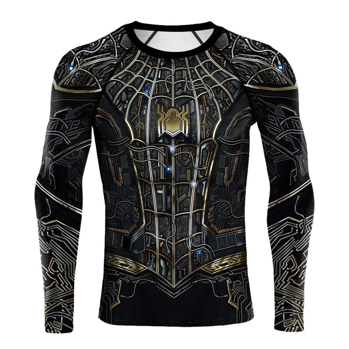 Spider Superhero Long Sleeve Compression Shirt - Premium Cosplay