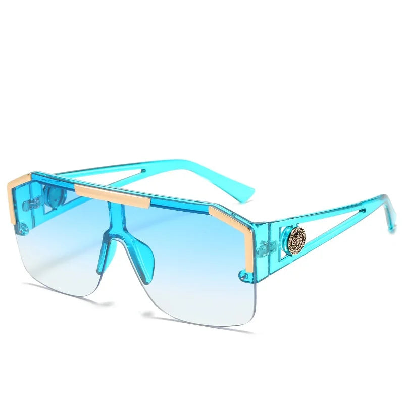 Premium Oversized Square Sunglasses - UV400 Gradient Lenses