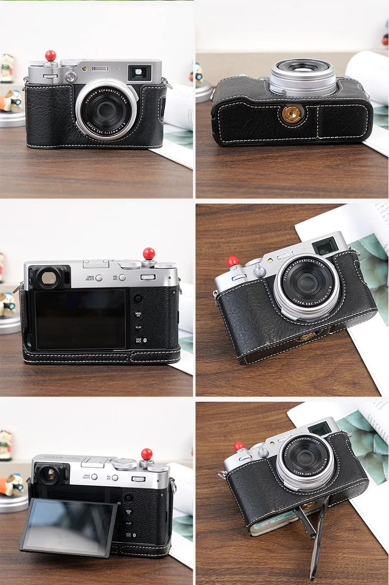 Premium Fujifilm X100VI Half Case with Strap