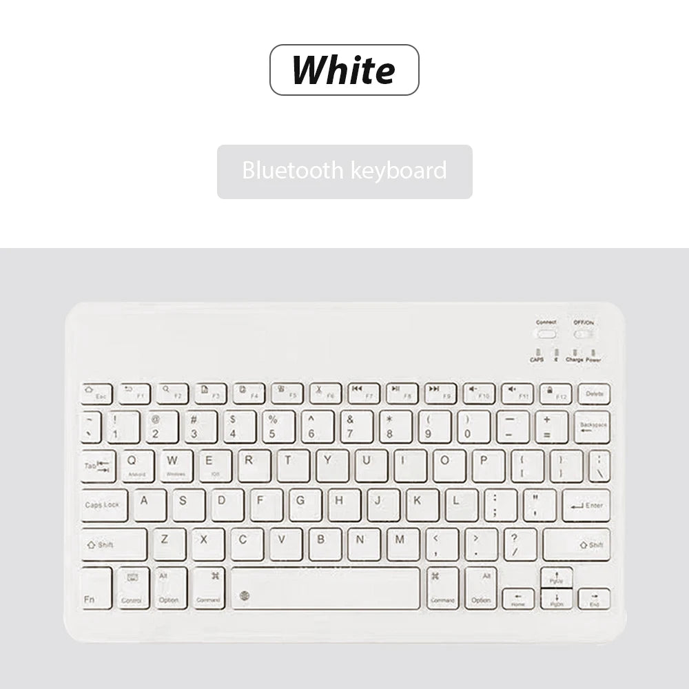 Premium Bluetooth Keyboard Mouse Set - Slim, Rechargeable & Universal