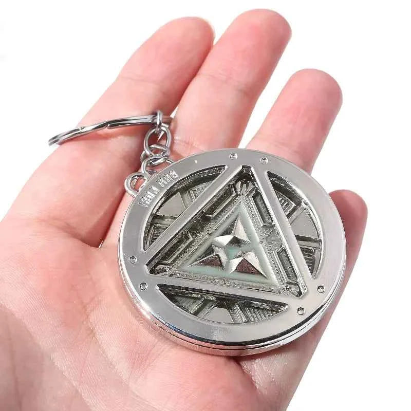 Premium Iron Man Energy Reactor Keychain - Alloy Pendant