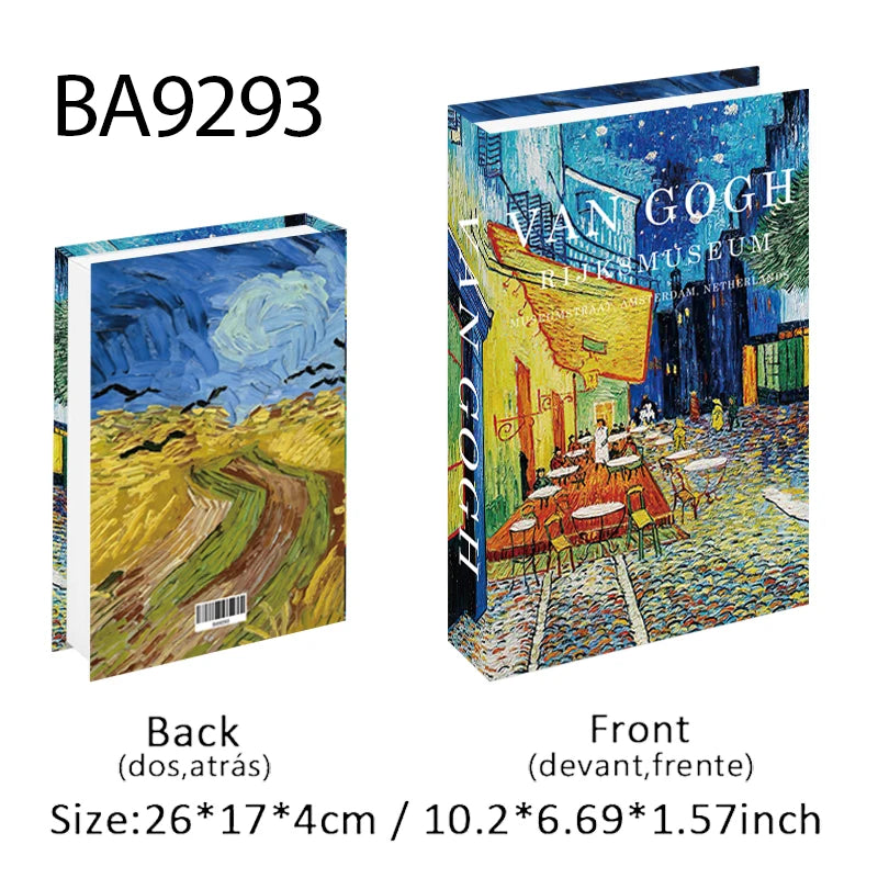 Elegant Luxury Decorative Books - Van Gogh Monet Picasso Series