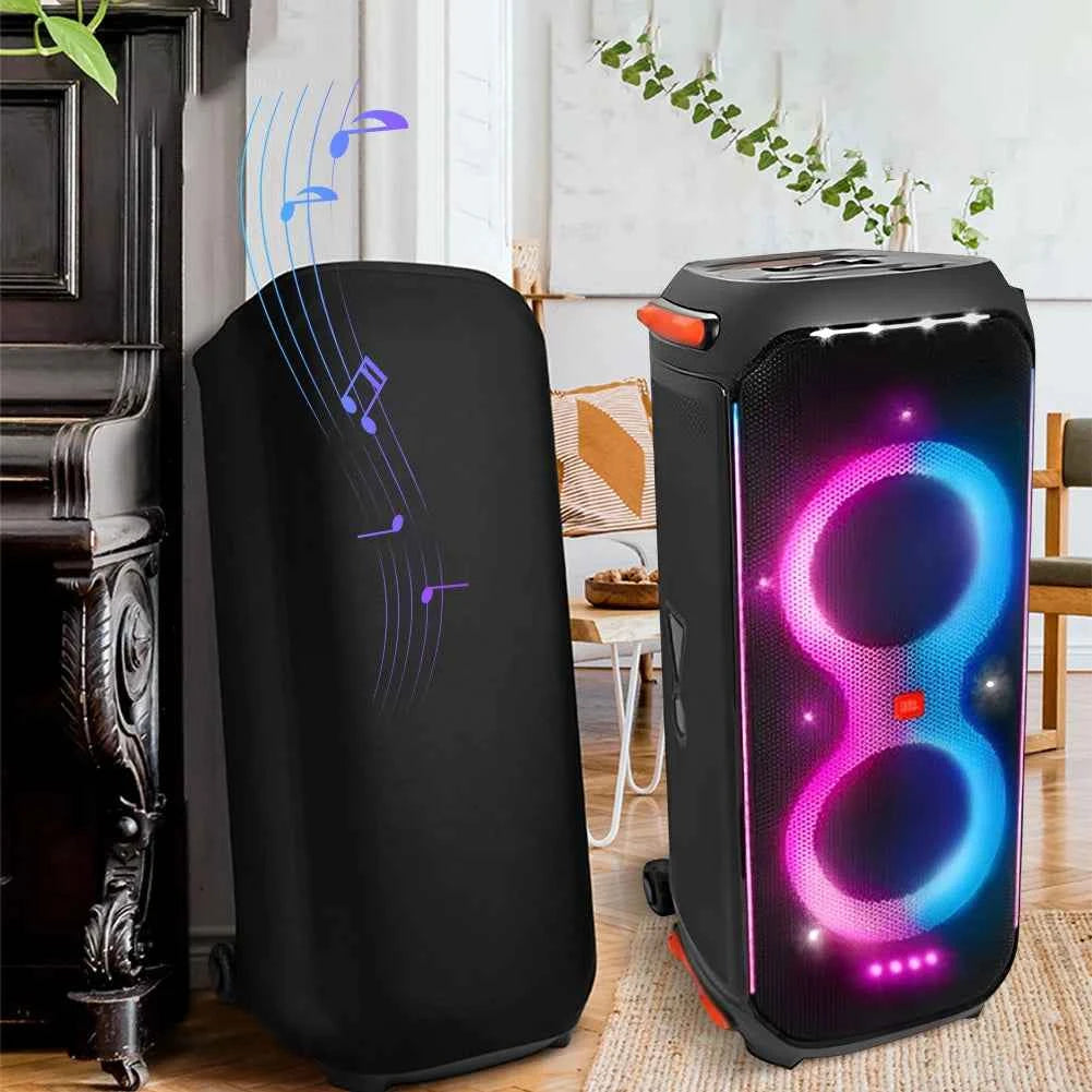 speaker dust cover - high elasticity black Lycra protective case for JBL Partybox 710