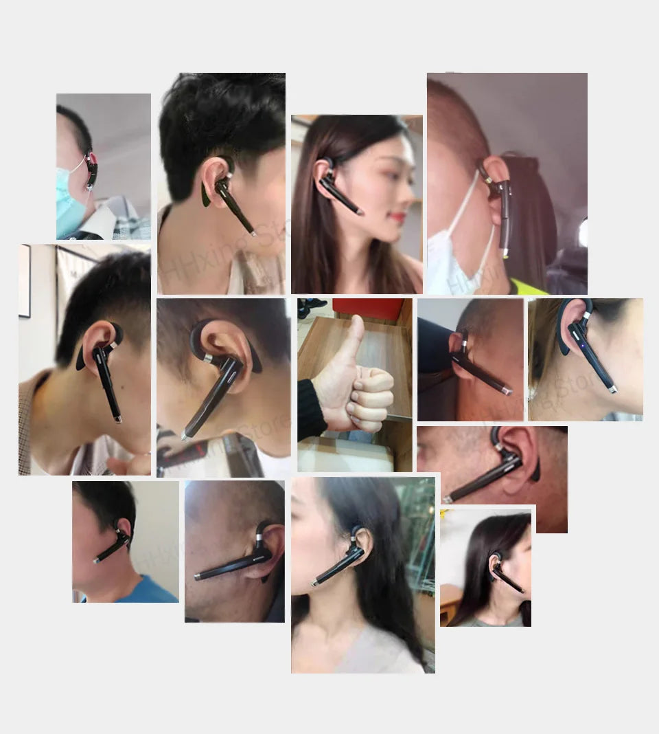 Premium Wireless Bluetooth Headset with Microphone & Noise Cancellation