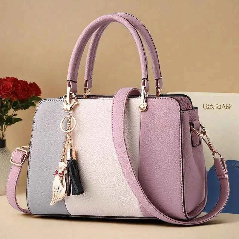 Elegant Women Shoulder Bag - Versatile Faux Suede