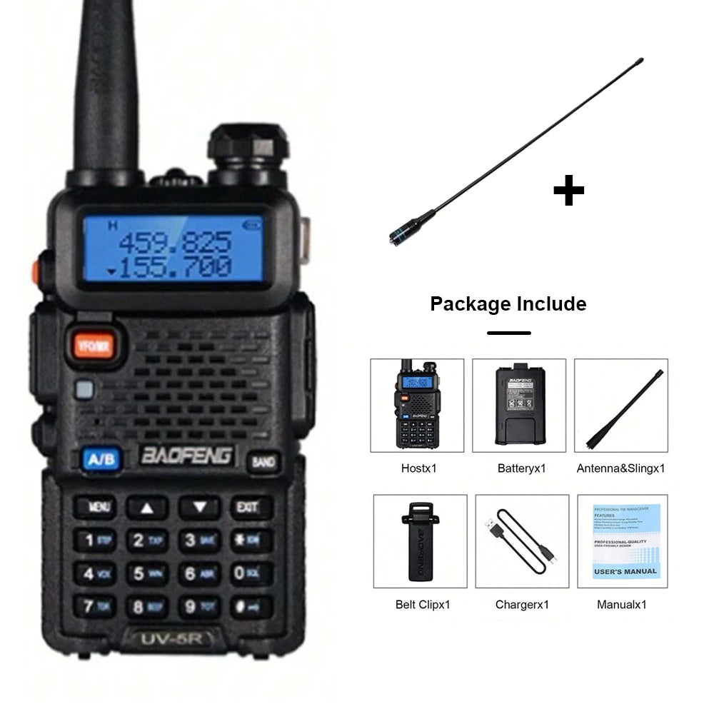 Professional Long Range Two Way Radio - Dual Band Handheld