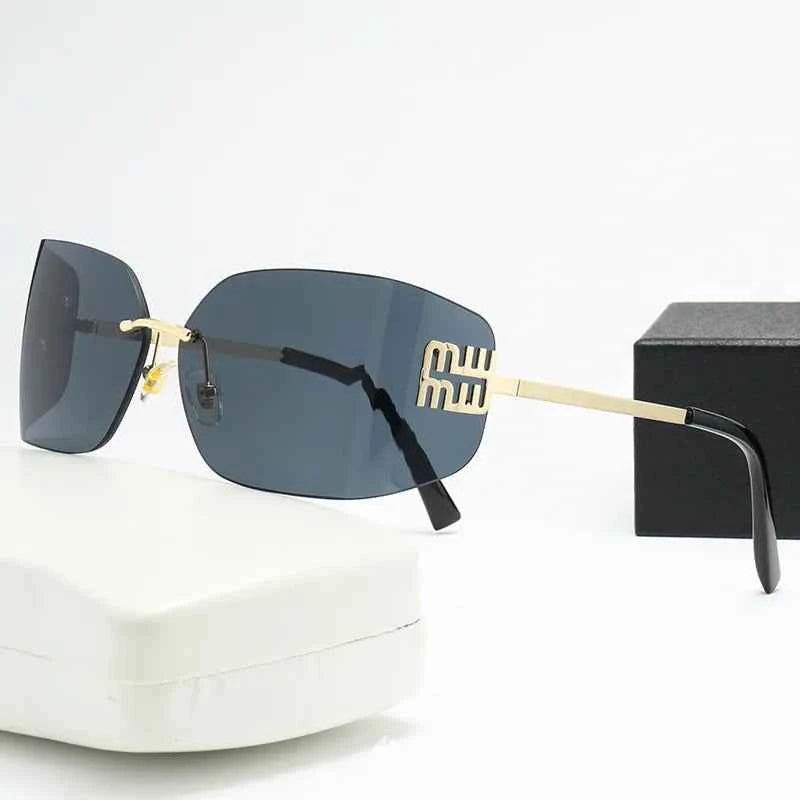 Premium Frameless Square Sunglasses - UV400 Protection