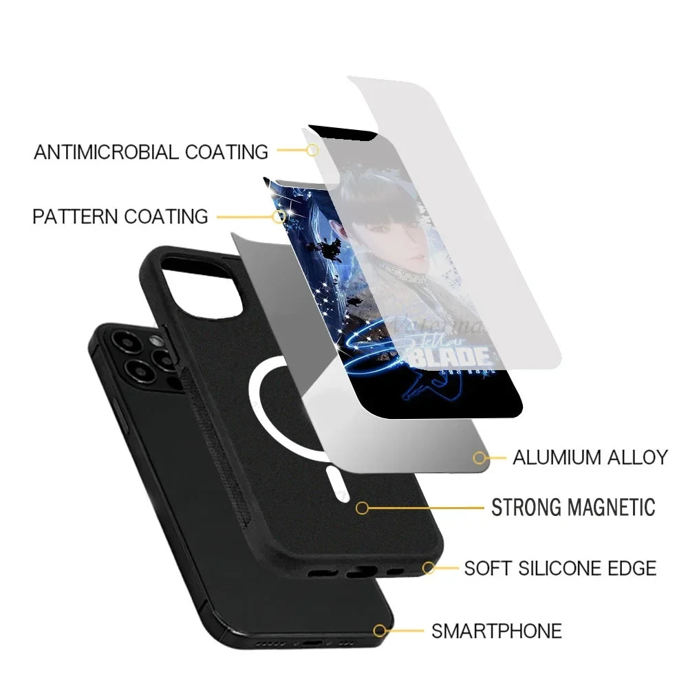 Premium MagSafe Phone Case - Durable Magnetic Wireless Charging Cover