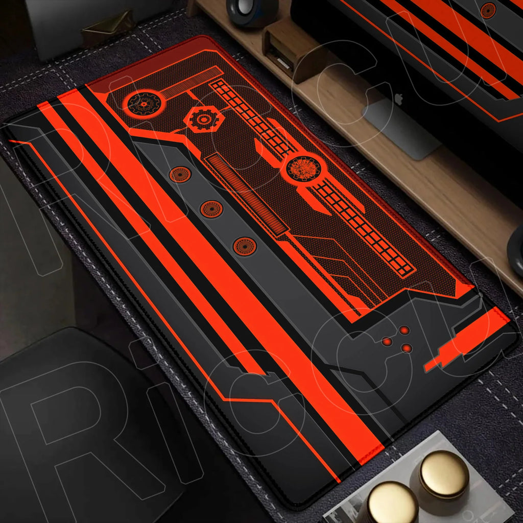 Premium HD Sci-Fi Gaming Mouse Pad - Large Desk Mat