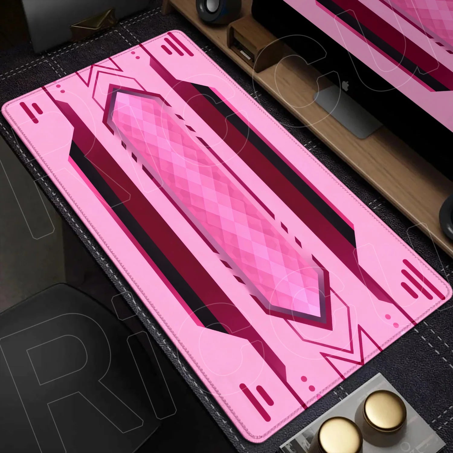 Premium HD Sci-Fi Gaming Mouse Pad - Large Desk Mat