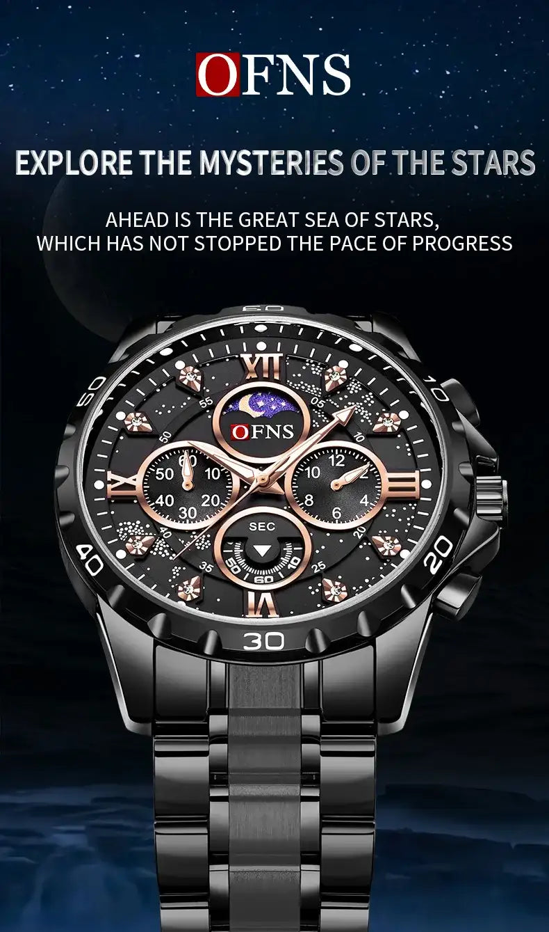Premium Men's Military Watch - Waterproof Quartz