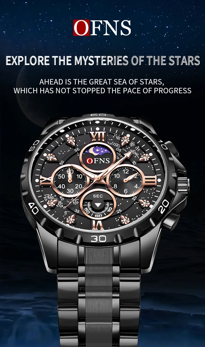Premium Men's Military Watch - Waterproof Quartz
