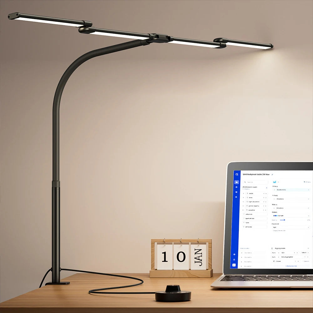 Professional Architect Desk Lamp - 24W Ultra Bright Auto Dimming