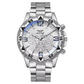 Elegant Men's Business Quartz Watch - Large Dial