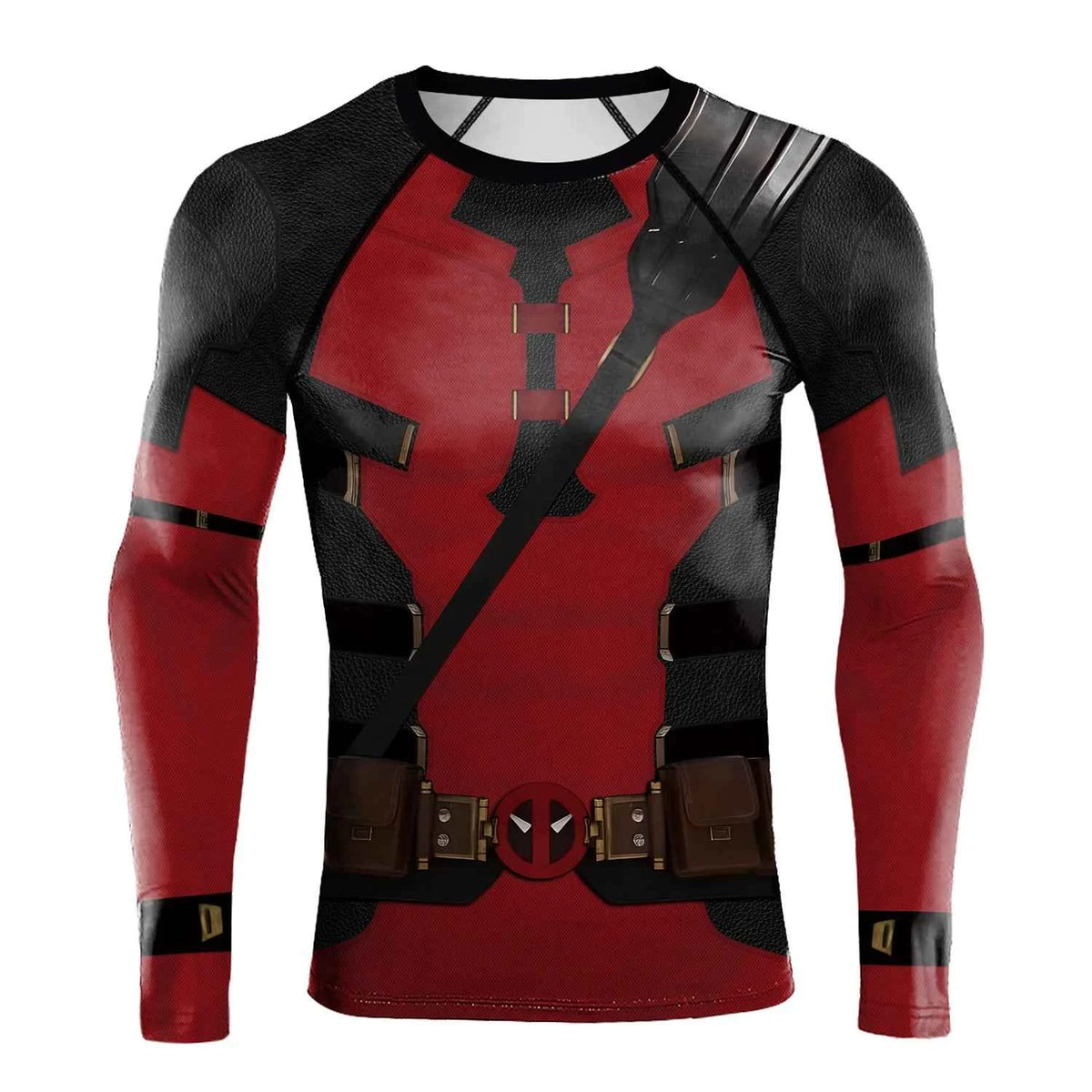 Premium Spider Compression Shirt - Long Sleeve Superhero Tee