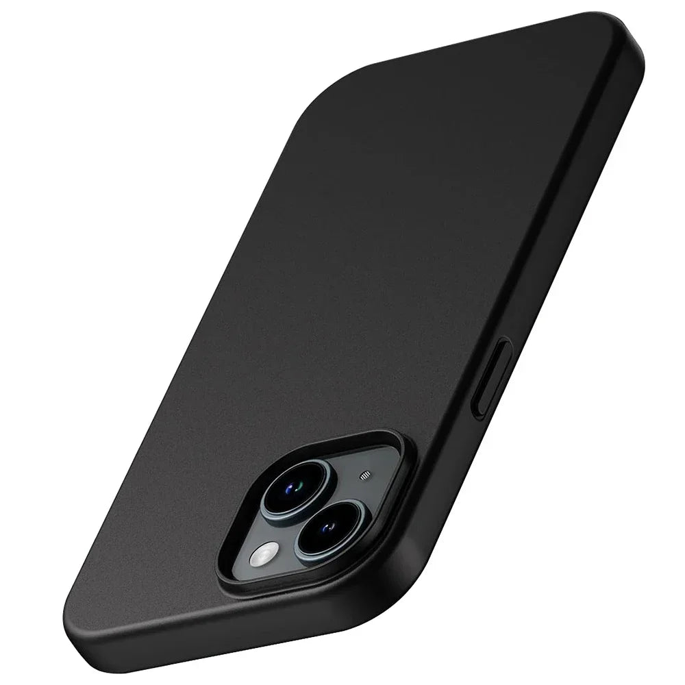 Luxury Matte Silicone Phone Case - Ultra Thin Solid Cover